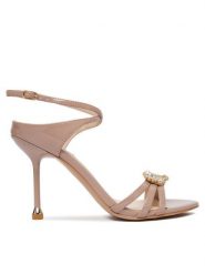 Liu Jo Sandały Tracy 03 SA6071 EX004 Beżowy. Brązowe sandały damskie Liu Jo, bez wzorów, ze skóry, bez obcasa, na szpilce. Za 769.99 zł.