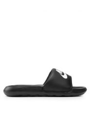 Nike Klapki Victori One Slide CN9677 005 Czarny. Czarne kalosze damskie Nike, bez wzorów, ze skóry. Za 139.00 zł.