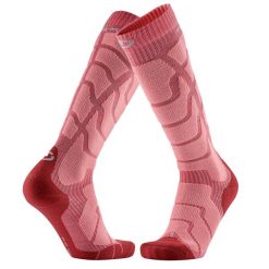 Welniane skarpety narciarski kobieta Therm-ic Ski Warm Lady wysokosc kolana. Czerwone skarpetki damskie THERM-IC, bez wzorów, z elastanu. Za 139.00 zł.