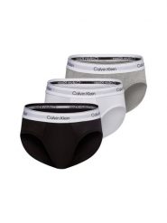 Calvin Klein slipy 3-pack Mężczyźni Bawełna czarny|biały|szary, L. Białe slipki męskie CALVIN KLEIN, bez wzorów, z bawełny. Za 199.95 zł.