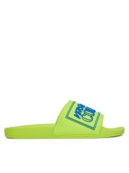 Versace Jeans Couture Klapki 78YA3SQ3 Zielony. Zielone klapki i japonki męskie Versace Jeans Couture, z jeansu. Za 199.99 zł.