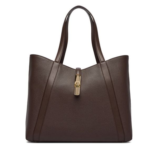Torebka Furla. Brązowe torebki klasyczne damskie Furla, bez wzorów, bez dodatków. Za 1,509.00 zł.