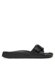 ONLY Shoes Klapki Onlcindy 15342694 Czarny. Czarne klapki damskie ONLY Shoes, bez wzorów, z tworzywa sztucznego, bez obcasa. Za 49.99 zł.
