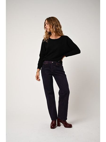 AUTHENTIC CASHMERE Kaszmirowy sweter "Goléon" w kolorze czarnym rozmiar: M. Czarne swetry klasyczne damskie AUTHENTIC CASHMERE, m, z kaszmiru, bez kołnierzyka. Za 432.80 zł.