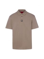 HUGO koszulka polo - Deabono Mężczyźni Bawełna (100%) brązowy, M. Brązowe koszulki polo męskie Hugo, m, bez wzorów, z bawełny, bez ramiączek. Za 379.95 zł.