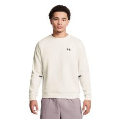 Bluza męska Under Armour Unstoppable Fleece Crew. Brązowe bluzy bez kaptura męskie Under Armour, m. W wyprzedaży za 393.15 zł.