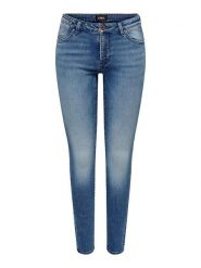 ONLY Dżinsy "Carmen" - Skinny fit - w kolorze niebieskim rozmiar: W25/L32. Niebieskie jeansy damskie Only. Za 43.68 zł.