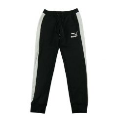 Second life - Spodnie dresowe męskie Puma Classics T7 Regular Fit - Stan dobry. Czarne spodnie sportowe męskie Puma, z dresówki. Za 76.64 zł.