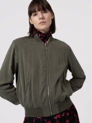 Hugo Kurtka bomber Agesa-1 50449569 Zielony Regular Fit. Zielone kurtki damskie Hugo, bez wzorów, z lyocellu, bez kaptura. Za 1,349.00 zł.