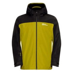 Kurtka w góry męska Jack Wolfskin Taubenberg. Żółte kurtki męskie Jack Wolfskin, m, bez wzorów, z poliesteru, klasyczne, z kapturem. Za 1,102.00 zł.
