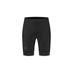 Spodenki rowerowe męskie Rogelli Essential. Czarne szorty męskie Rogelli, bez wzorów, sportowe. Za 368.99 zł.