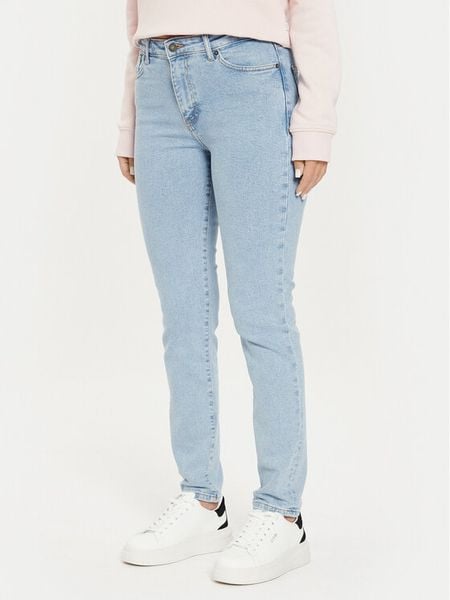Guess Jeans Jeansy W4YA92 D5CB3 Niebieski Slim Fit. Niebieskie jeansy damskie Guess Jeans. Za 219.99 zł.