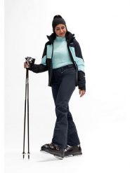 Maier Sports Spodnie softshellowe w kolorze granatowym rozmiar: 36. Niebieskie spodnie dresowe damskie Maier Sports, bez wzorów. Za 436.14 zł.