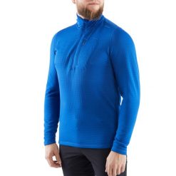 Bluza trekkingowa męska z technicznej dzianiny Admont. Żółte bluzy bez kaptura męskie VIKING, m, z dzianiny. Za 129.57 zł.