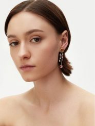 Guess Kolczyki JUBE05 091JW Złoty. Żółte kolczyki damskie Guess, ze stali. Za 299.99 zł.