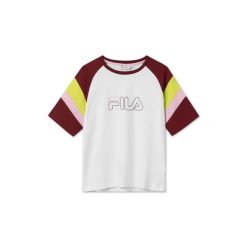 Koszulka sportowa damska Fila Lolita. Białe bluzki sportowe damskie Fila, xs, bez wzorów, z bawełny, bez ramiączek. Za 71.00 zł.