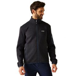 Bluza Polarowa Męska Melanżowy Pełen Suwak Newhill. Niebieskie bluzy z kapturem męskie Regatta, l, z dzianiny. Za 196.99 zł.