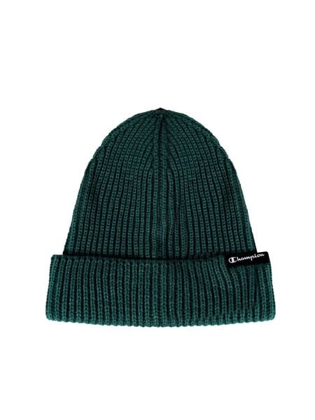 Czapka outdoor zimowa unisex Beanie. Zielone czapki męskie CHAMPION, na zimę, z aplikacjami, z dzianiny, eleganckie. Za 93.00 zł.