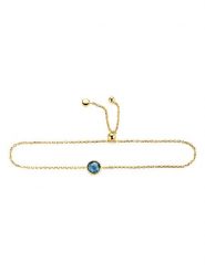 Revoni Złota bransoletka z topazem rozmiar: onesize. Żółte bransoletki damskie Revoni, złote. Za 1,522.99 zł.