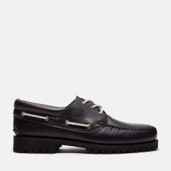 Timberland Auth Boat Shoe Black Mokasyny męskie. Czarne mokasyny męskie Timberland, z gumy. Za 629.99 zł.