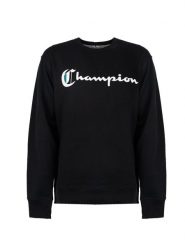 Champion Bluza "C-Neck" | HBGF88H586NJA | Mężczyzna | Czarny. Czarne bluzy bez kaptura męskie CHAMPION, l, z bawełny. W wyprzedaży za 129.00 zł.