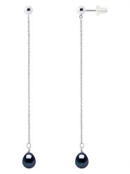 Mitzuko Złote kolczyki z perłami rozmiar: onesize. Niebieskie kolczyki damskie Mitzuko, z perłą, złote. Za 739.99 zł.