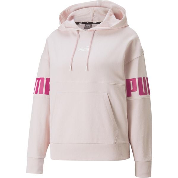 Bluza treningowa damska Puma Power Colorblock Hoodie TR. Czerwone bluzy bez kaptura damskie Puma, xs. Za 384.00 zł.