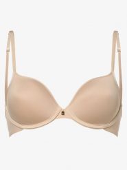 Triumph biustonosz z fiszbinami Kobiety Sztuczne włókno beżowy, 85C. Brązowe biustonosze Triumph, bez wzorów, z włókna. Za 279.95 zł.