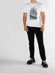 Bikkembergs Spodnie | A 1 02B HM E B072 | Mężczyzna | Czarny. Czarne spodnie materiałowe męskie Bikkembergs, bez wzorów, z elastanu. W wyprzedaży za 349.00 zł.