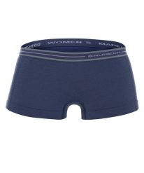 Bokserki damskie termoaktywne Brubeck Active Wool. Niebieskie bokserki i panty damskie Brubeck, s, bez wzorów, z materiału. Za 59.99 zł.