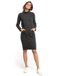 Tessita Sukienka w kolorze antracytowym rozmiar: 3XL. Czarne sukienki damskie Tessita, xl, bez wzorów, bez kołnierzyka, bez ramiączek, maxi. Za 150.02 zł.