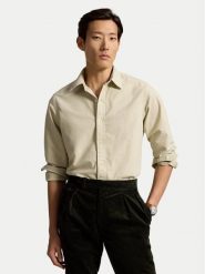 Polo Ralph Lauren Koszula 710804257505 Beżowy jasny Slim Fit. Brązowe koszule męskie Polo Ralph Lauren, m, bez wzorów, z bawełny, bez kołnierzyka, bez ramiączek. Za 689.99 zł.