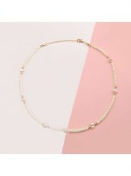 Heliophilia Naszyjnik z elementami ozdobnymi - dł. 42 cm rozmiar: onesize. Żółte naszyjniki damskie Heliophilia, metalowe. Za 34.99 zł.