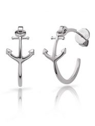 Paul Hewitt Kolczyki-półkreole rozmiar: onesize. Szare kolczyki damskie paul hewitt, ze stali. Za 152.26 zł.