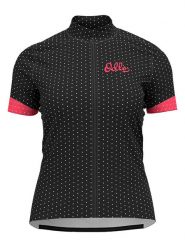 Odlo Koszulka kolarska "Essential" w kolorze czarnym rozmiar: L. Czarne bluzki sportowe damskie Odlo, l, bez wzorów, z materiału, bez ramiączek. Za 166.88 zł.