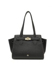 Aigner Torebka 137412 Czarny. Czarne torebki klasyczne damskie Aigner, bez wzorów, ze skóry, bez dodatków. Za 2,889.00 zł.