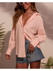 Milan Kiss Bluzka w kolorze pomarańczowym rozmiar: L. Pomarańczowe bluzki damskie Milan Kiss, l, bez wzorów, bez kołnierzyka, bez ramiączek. Za 152.99 zł.