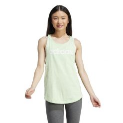 Koszulka bez rękawów damska ADIDAS Gym & Pilates. Białe bluzki sportowe damskie Adidas, s, bez wzorów, z bawełny, bez ramiączek. W wyprzedaży za 69.99 zł.