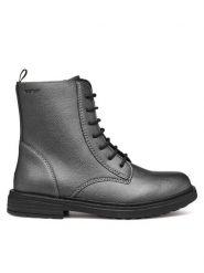 Geox Kozaki Jr Eclair J049QD 000BC C1357 D Szary. Szare kozaki dziewczęce Geox, bez wzorów, ze skóry, bez obcasa. Za 279.99 zł.