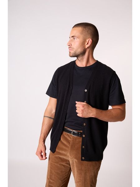 Perfect Cashmere Kaszmirowa kamizelka "Arthur" w kolorze czarnym rozmiar: M. Czarne kamizelki męskie Perfect Cashmere, m, z kaszmiru. Za 310.38 zł.