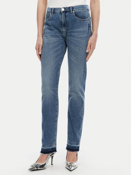 PINKO Jeansy Robin 104607 A2E1 Niebieski Straight Leg. Niebieskie jeansy damskie Pinko. Za 559.99 zł.