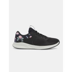 Buty treningowe damskie Under Armour Charged Aurora 2+hydrometallic warm. Czarne obuwie treningowe damskie Under Armour, na fitness i siłownię. Za 209.99 zł.