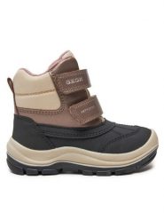 Geox Śniegowce B Flanfil Girl B Abx B463WD 050FU C0976 S Czarny. Czarne kozaki dziewczęce Geox, bez wzorów, ze skóry, bez obcasa. Za 299.99 zł.