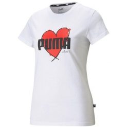 Koszulka sportowa damska Puma 58789702. Białe bluzki sportowe damskie Puma, s, z bawełny, bez kołnierzyka, bez ramiączek. Za 113.00 zł.