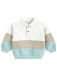 COOL CLUB Bluza w kolorze kremowym rozmiar: 86. Brązowe bluzy i bluzki niemowlęce COOL CLUB, bez wzorów, z bawełny, bez ramiączek, bez kaptura. Za 26.99 zł.