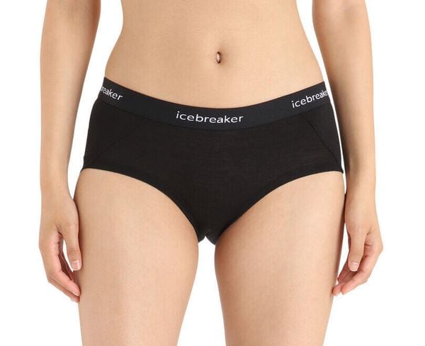 Figi Termoaktywne Damskie Icebreaker Women Sprite Hot pants. Czarne figi damskie Icebreaker, xs, bez wzorów, z dzianiny. Za 149.99 zł.