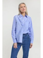 Josephine & Co Bluzka "Juul" w kolorze niebieskim rozmiar: 38. Niebieskie bluzki damskie Josephine & Co, bez wzorów, z bawełny, bez kołnierzyka, bez ramiączek. Za 230.99 zł.