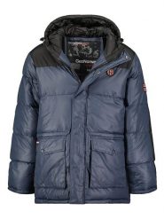 Geographical Norway Kurtka zimowa "Cisar" w kolorze granatowo-czarnym rozmiar: XXL. Niebieskie kurtki męskie Geographical Norway, na zimę, xxl, bez wzorów, bez kaptura. Za 219.08 zł.