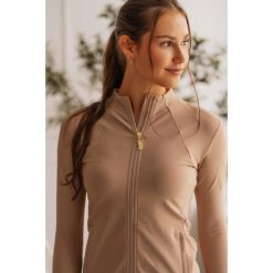 Bluza techniczna z zamkiem JD ATTACK Elite. Brązowe bluzy bez kaptura damskie JD ATTACK. Za 269.00 zł.
