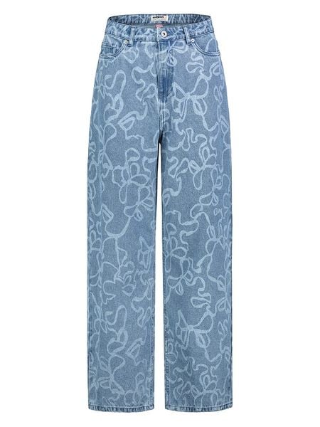 Sublevel Dżinsy - Comfort fit - w kolorze niebieskim rozmiar: L. Niebieskie jeansy damskie Sublevel, z podwyższonym stanem. Za 166.88 zł.